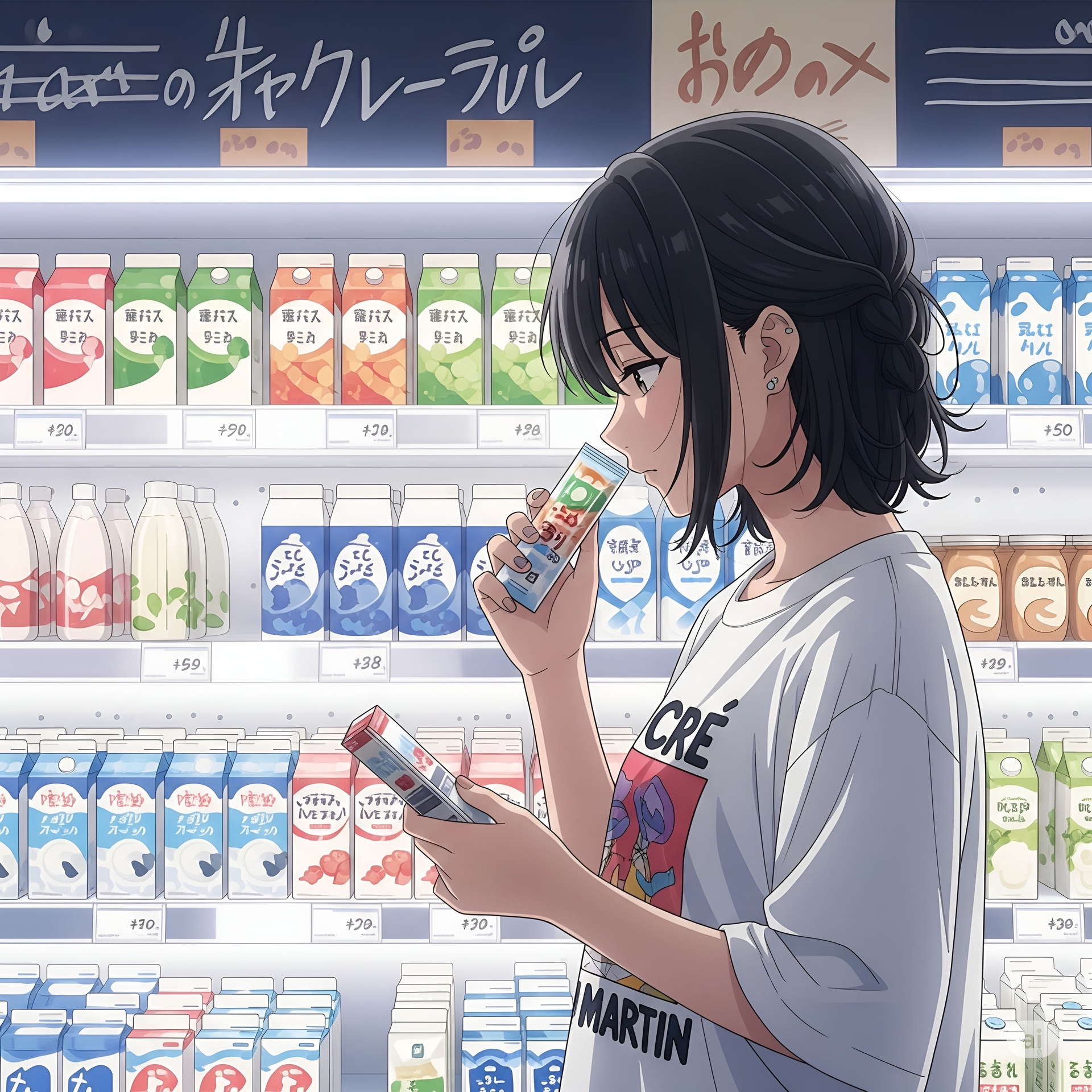 Choosing Milk at the Supermarket