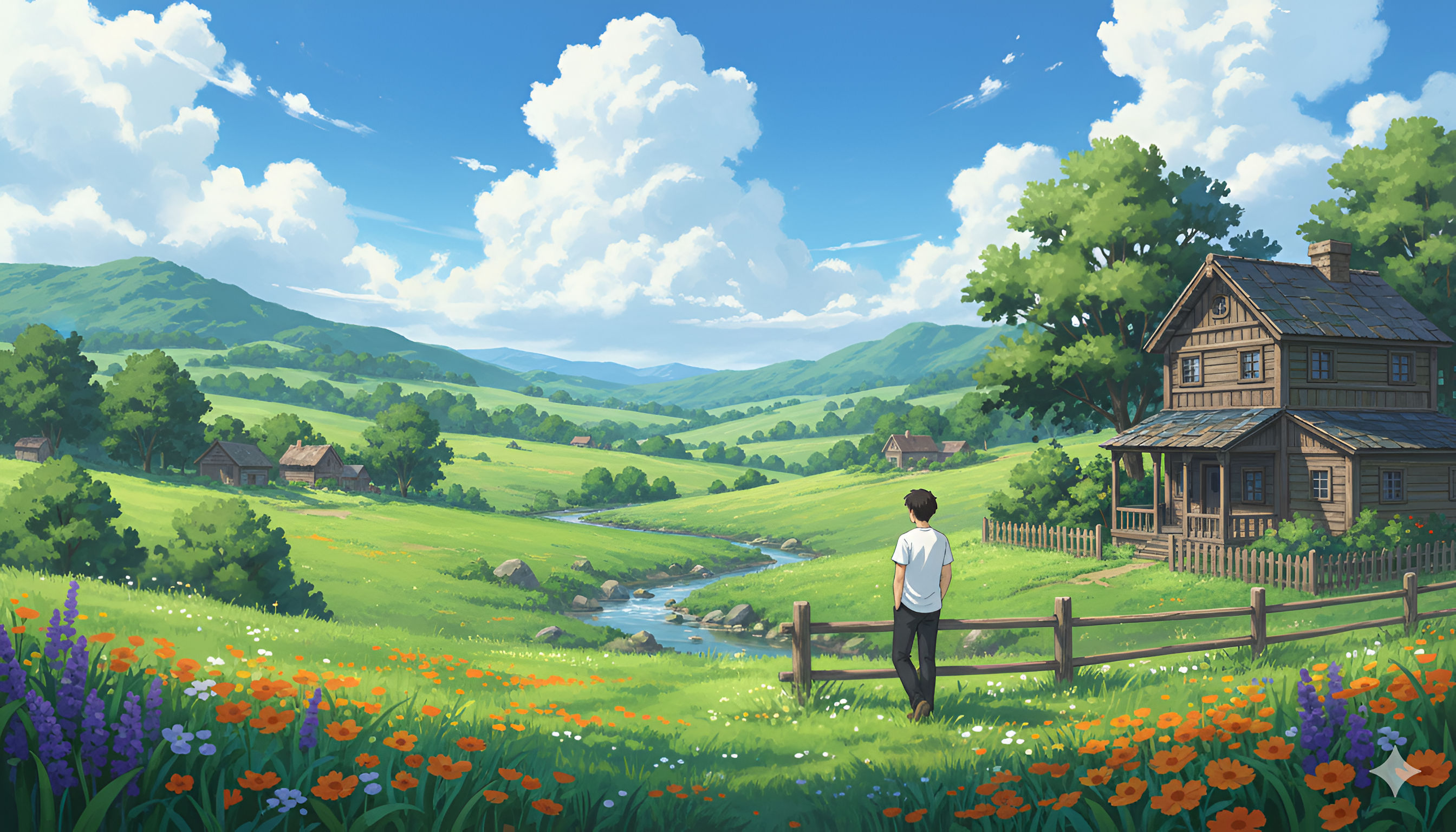 Green Valley Dream (or) The Cottage in the Summer Hills